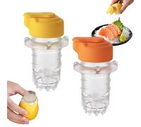 Manual Citrus Juicer, Handheld Lemon Squeezer Tool, 2 Piece Juicer with Portable Design, Durable Press Tool, Kitchen Gadget with Compact Style, Fruit Extractor for Home Kitchen Indoor Use