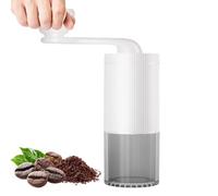 Manual Coffee Bean Grinder - Adjustable Ceramic Burr, Clear Mill
