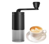 Manual Coffee Bean Grinder Hand Crank Adjustable Burr Mill