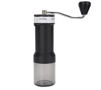 Manual Coffee Grinder Portable Hand Crank Coffee Bean Mill 40 Adjustable Settings Ceramic Burr for Camping Travel Office Home Lightweight ABS 2.4x8.0in (black)