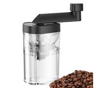 Manual Coffee Grinder - Stainless Steel Burr Mill, Adjustable Grind Size