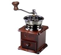 Manual Coffee Grinder Tool - Portable Retro Coffee Grinding Tool, Hand Operated Wooden Mill, Pepper Spices Ccoffee Nuts Grains Grinder with Adjustable Coarseness for Home Office Store Use