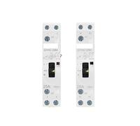Manual Control Household Contactor Din Rail Type Modular Contactor 2P 16A 20A 25A 2NO or 2NC 220V CZAOINCU(2P 16A 2N0 220V)