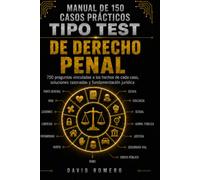MANUAL DE 150 CASOS PRÁCTICOS TIPO TEST DE DERECHO PENAL: 750 preguntas vinculadas a los hechos de cada caso, soluciones razonadas y fundamentación jurídica