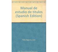 Manual de estudio de titulos