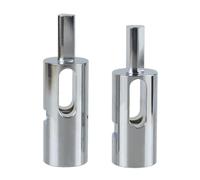 Manual Drill Chuck Tool - Twist Ties | 8.2cm and 7.6cm Steel Equipment with Crimping Function, Strong Connection with Chain Link Fence Utility, Heavy Duty Construction Tool, Tightening Part