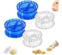 Manual Garlic Twister & Ginger Mincer Tool,Multi-Functional Crusher，Mix：4