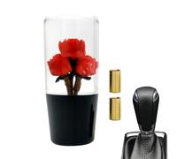Manual Gear Shift Knob - Rose Stick Shifter Lever, Flower Gear Shift Stick, Shifter Knobs Flower, Rose Shiftt Knob Sticck Fit Most Manual Auto Transmissions, Car Interior Accessories, Decorative Lever