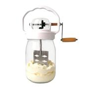 Manual Hand Mixer, 1500 ml Butter Blender Tool, Glass Bottle Hand Whisker