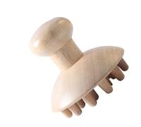 Manual Massage Tools - Wood 6 x 6,2 cm | Mushroom Massager, Anti-Cellulite Body Shaping Cup For Neck, Back, Head, Shoulders, Waist Massage