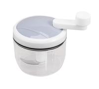 Manual Onion Chopper, Garlic Mincer and Vegetable Chopper, Hand-Cranked Food Processor for Garlic, Veggies, Ginger, Nuts, Small Kitchen Food Grinder