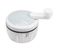 Manual Onion Chopper, Garlic Mincer and Vegetable Chopper, Hand-Cranked Food Processor for Garlic, Veggies, Ginger, Nuts, Small Kitchen Food Grinder