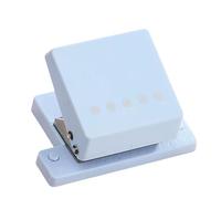 Manual Paper Punch - Portable Multi Use Tool for Kids Crafting | Anti Slip Grip with Adjustable Punch Heads, Badge Hole Card Cutter for Scrapbook Studio Notebook Planner Envelope Letter