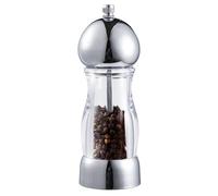 Manual Salt And Pepper Mill - Grinder, acciaio inossidabile di alta qualità, Smooth Grinding Mechanism, Easy Refill Design | Fennel Seeds, Kitchen Prep, Dining Table, Cooking Accessory
