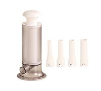 Manual Sausage Stuffer - Meat Filler Stuffer with 4 Filling Tube Connectors | Sausage Making Tool for Meat and Vegetable | Sausages Stuffing Machine | Press Machine Sausages