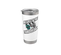 Manual Transmission Respect The Third Pedal Stick Shift Bicchiere termico in acciaio inox doppia parete