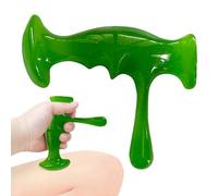 Manual Trigger Point Massager, Reflexology Tool Stress Relief 12.5cm, Smooth Texture Massage Equipment for Full Body, Portable and Easy to Use, Amber, Yellow, Gray, Coffee, Green