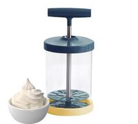 Manual Whipped Cream Maker - ABS 304 Stainless Steel 8.8x18cm | Stainless Steel Dispenser, Cream Whipper Tool | Handheld Baking Accessories For Kitchen Cake Dessert And Drink Making