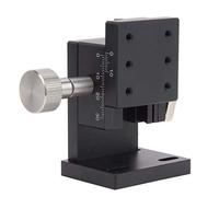 Manual Z Trimming Platform | Enhanced Accuracy 40x40mm Adjustable Lifting Stage | Gear Guide for Optical Instruments/Microscopes/Semiconductor Equipment