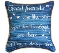 Manuale Aeiniwer I buoni amici sono come le stelle. -KT2-12 Cuscino tinto