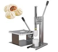 MANUALE BAOZI Maker Machine con pressa per impasto e 3 stampi - Maker di gnocchi di panino cinese facile da usare per panini al vapore fatto in casa, Gyoza, dim sum