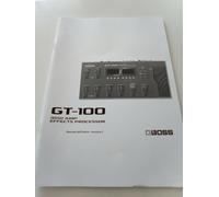 MANUALE BOSS ROLAND GT 100 VERSIONE 2 PEDALIERA MULTIEFFETTO IN ITALIANO 65 PAG