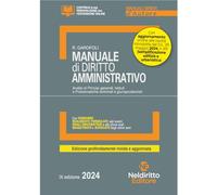 Manuale breve di diritto amministrativo 2024. Nuova ediz. - AA.VV.