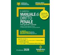Manuale breve di diritto penale 2026. Aggiornato al Decreto Sicurezza