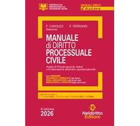 Manuale breve di diritto processuale civile 2026. Manuale per esame orale avvocato, concorsi pubblici e università. Nuova ediz.