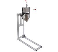 Manuale Churro Maker, commerciale 3L 5L 7L manuale spagnolo ciambella Churrera Churro Maker macchina 6 tipi di stampi, in acciaio inox verticale spagnolo Churrera macchina, attrezzature snack,3L