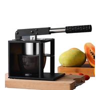 Manuale Citrus Squeezer - Ampia compressione della ciotola, regolazione compatta del piano di lavoro | Meccanica lavabile in lavastoviglie, telaio della pressa rinforzato per la casa arancione