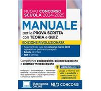 Manuale con teoria e test di verifica per il nuovo concorso docenti scuola 2024/2025