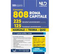 Manuale Concorso 808 Roma Capitale per I Profili Da 225 Istruttori Amministrativ