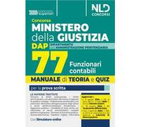 Manuale concorso Ministero della Giustizia 77 Funzionari contabili DAP. Con espansione online