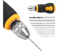 Manuale Craft Drill - 9 cm/3,54 Inches Manual Small Hand Drill,Portable Small Rotary Tools, Multifunzione Cordless Rotary Tool