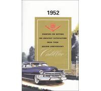 Manuale Del Proprietario Cadillac 1952 Guida Istruzioni Per L'Utente