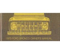 Manuale Del Proprietario Ford Bronco 1973 Guida Istruzioni Libro