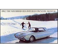 Manuale Del Proprietario Ford Thunderbird 1962 T Bird Tbird Guida Utente Libro