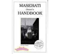 Manuale Del Proprietario Maserati Tanner Clymer 3500 A6GCS 2000