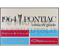 Manuale Del Proprietario Pontiac 1964 Bonneville Catalina Gran Prix Star Chief