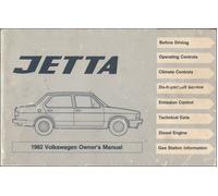 Manuale Del Proprietario VW Jetta 1982 MINT Libro Guida Utente Volkswagen