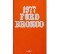 Manuale Dell'Owner Del Ford Bronco 1977 77 Guida Istruzioni Utente Libro