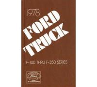 Manuale Dell'Owner Del Pickup Ford 1978 F100 F150 F250 F350 Guida Utente Libro