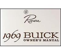 Manuale Dell'Owner Della Buick Riviera 1969 Guida Istruzioni Libro