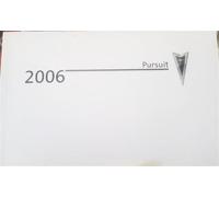 Manuale Dell'Utente Del Proprietario Pontiac Pursuit 2006 Istruzioni Guida Libro
