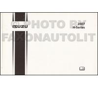 Manuale Dell'Utente HTR HVR Isuzu H-Series 2007 Guida Istruzioni Libro