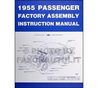 Manuale Di Assemblaggio 1955 Chevy Bel Air E Nomad 55 Chevrolet Fabbrica