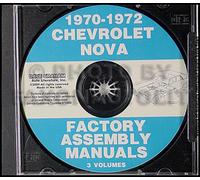 Manuale Di Assemblaggio Chevy Nova E SS 1970-1971-1972 Su CD Chevrolet Factory
