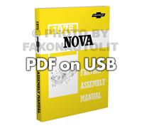 Manuale Di Assemblaggio Chevy Nova E SS Set Su USB 1973 1974 1975 1976 Chevrolet