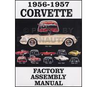 Manuale Di Assemblaggio Corvette 1956 1957 56 57 Chevy Fabbrica Chevrolet